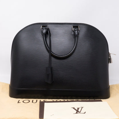 Louis-vuitton Alma GM Epi Leather Black