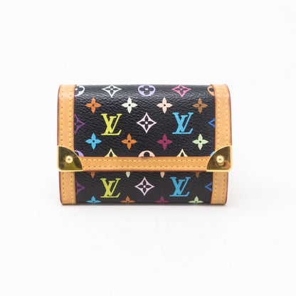Louis-vuitton Coin Card Case Multicolore Black