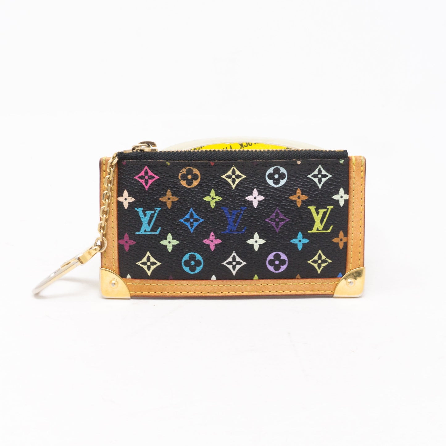 Louis-vuitton Key Pouch Multicolore Black