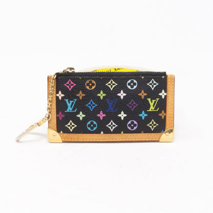 Louis-vuitton Key Pouch Multicolore Black