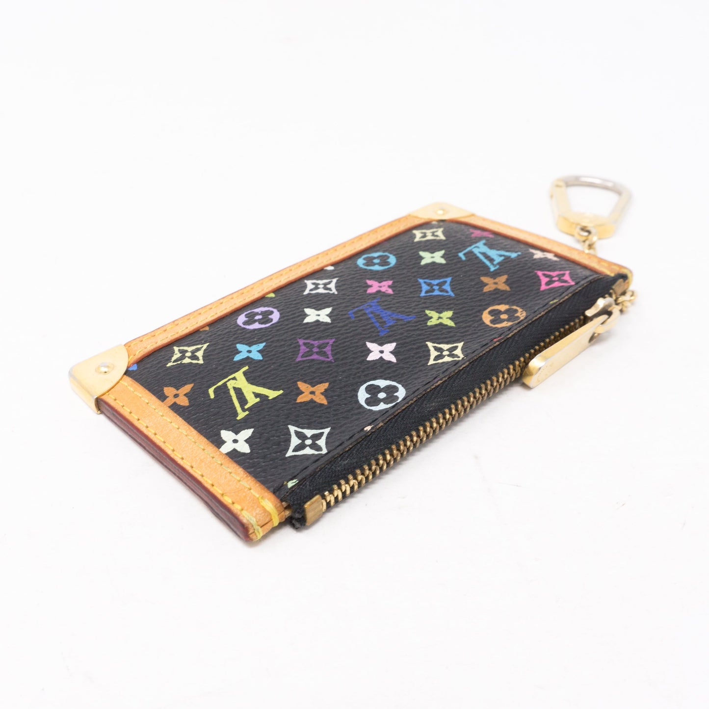 Louis-vuitton Key Pouch Multicolore Black