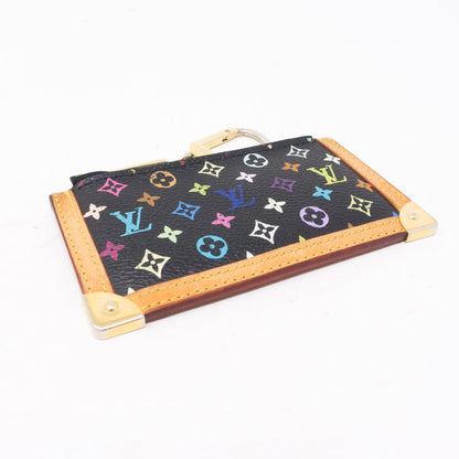 Louis-vuitton Key Pouch Multicolore Black