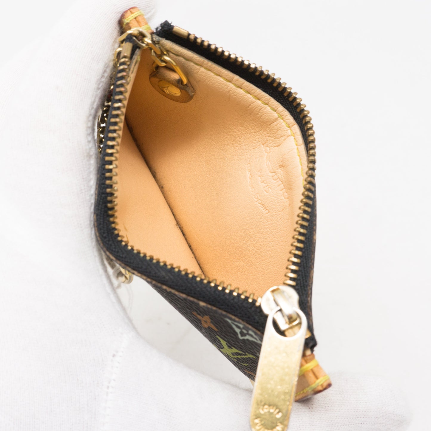 Louis-vuitton Key Pouch Multicolore Black