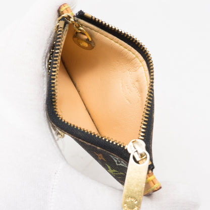 Louis-vuitton Key Pouch Multicolore Black