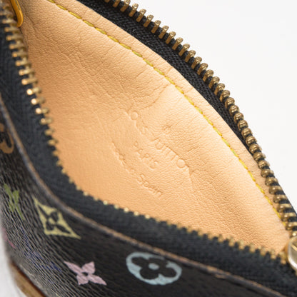 Louis-vuitton Key Pouch Multicolore Black