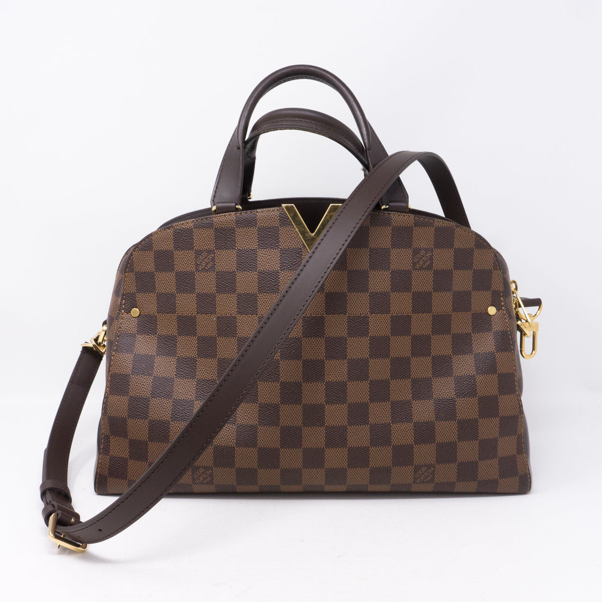 Louis-vuitton Kensington Bowling Damier Ebene