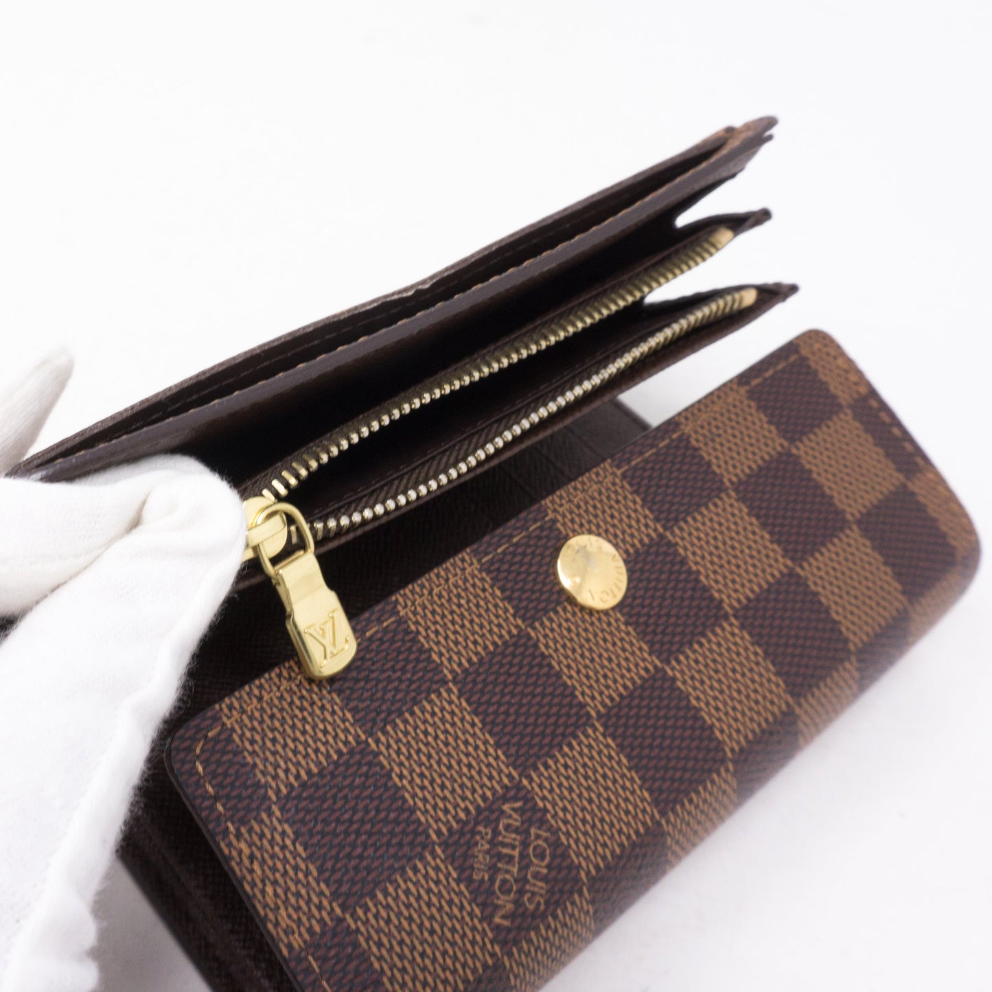 Louis-vuitton Alexandra Wallet Damier Ebene
