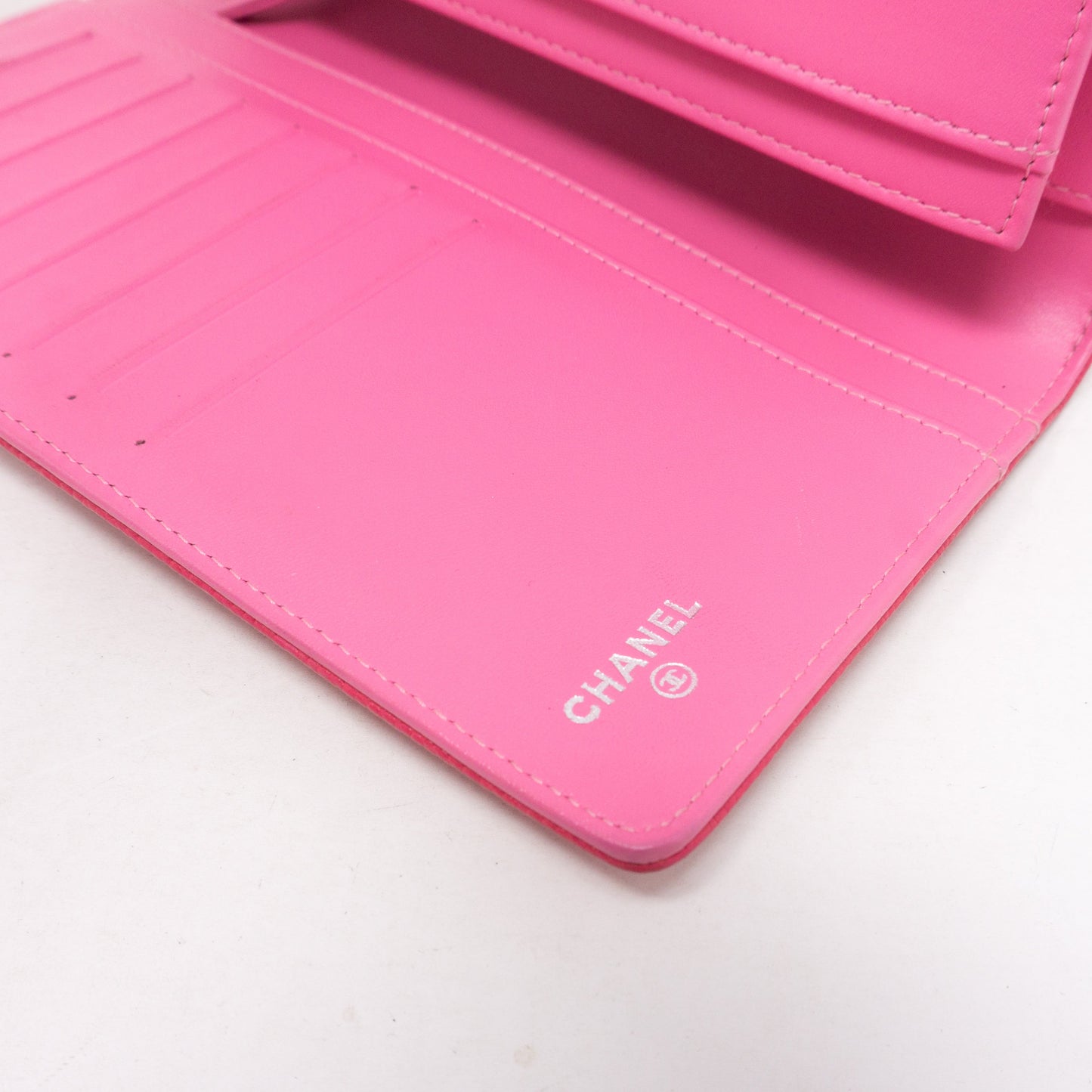 Classic Long Flap Wallet Fuchsia Pink