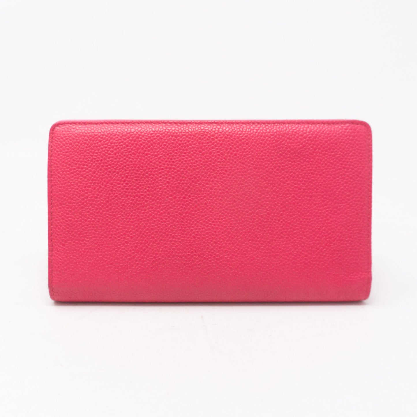 Classic Long Flap Wallet Fuchsia Pink