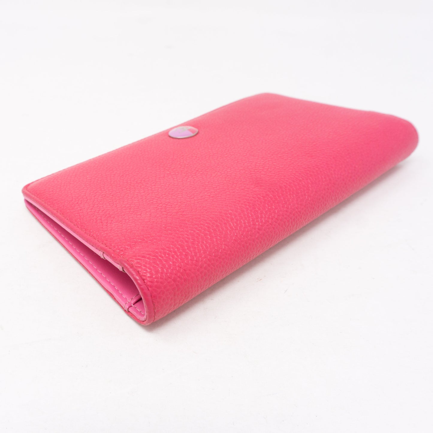 Classic Long Flap Wallet Fuchsia Pink