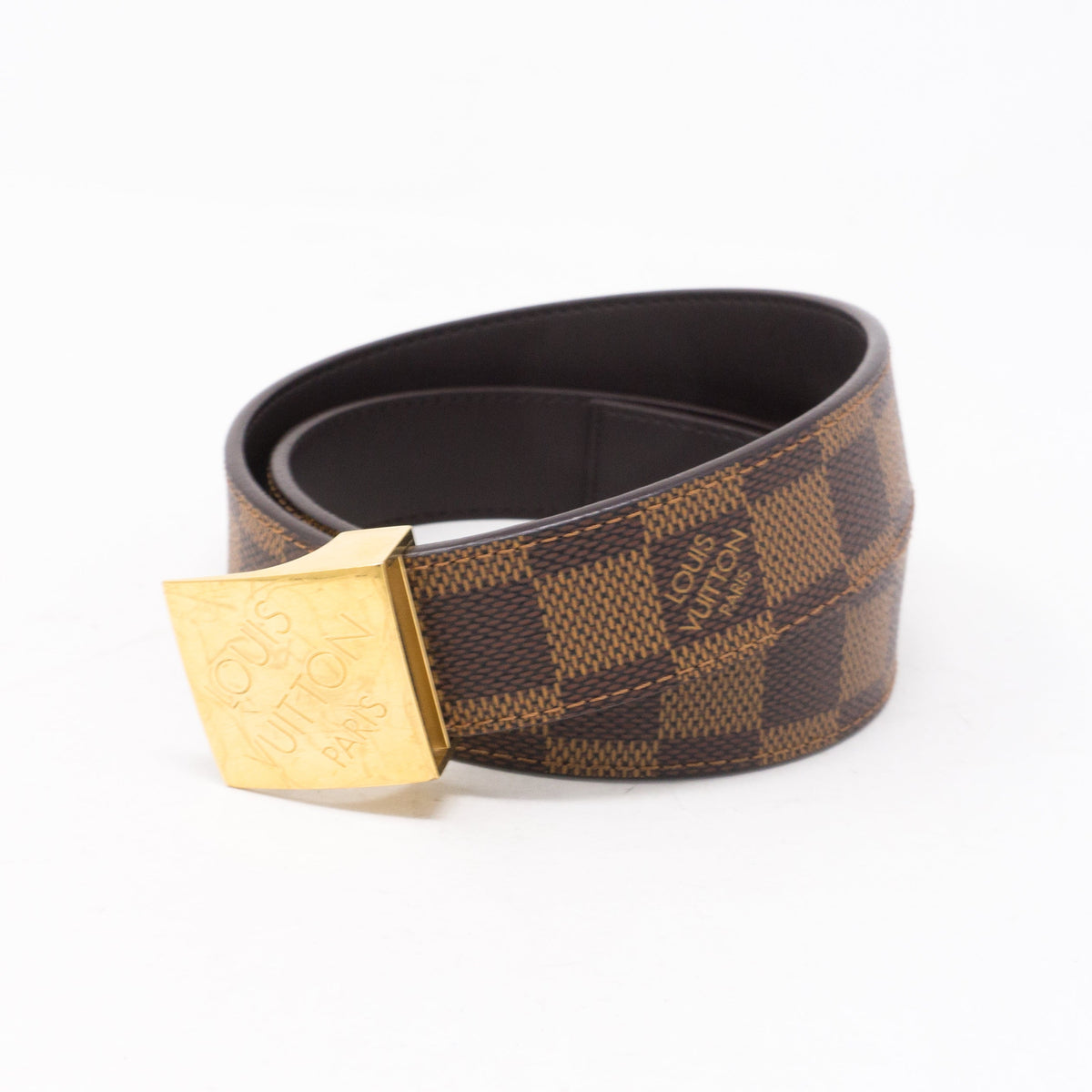 Louis-vuitton LV Paris Damier Ebene Belt 80 cm