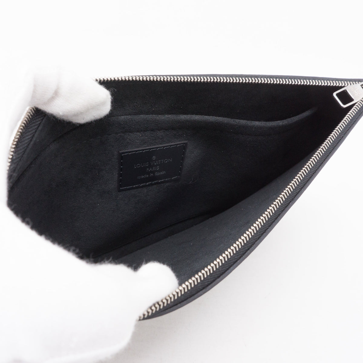 Louis-vuitton Neverfull Pochette Epi Leather Black