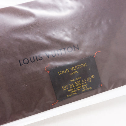 Louis-vuitton Monogram Silk Shawl Corail