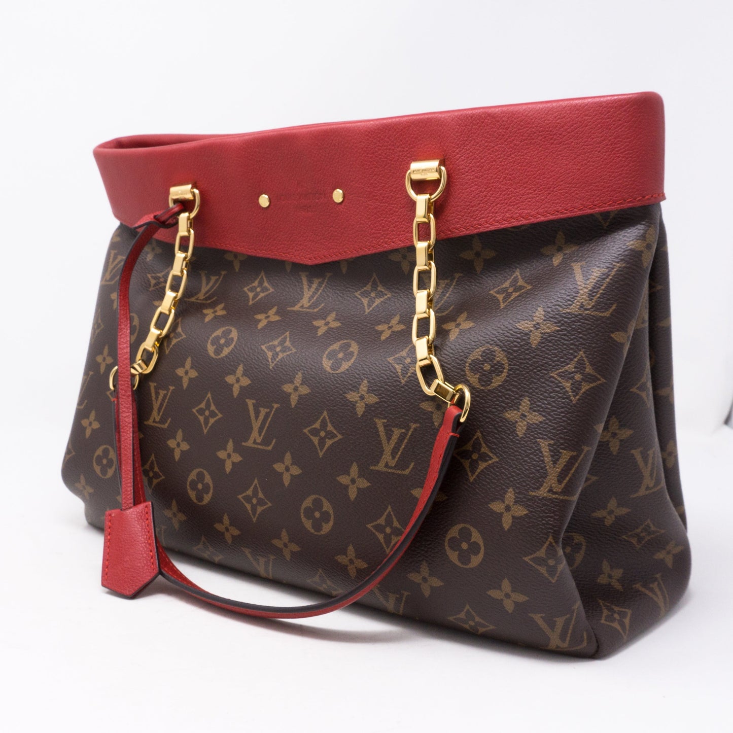 Louis-vuitton Pallas Shopper Monogram Red