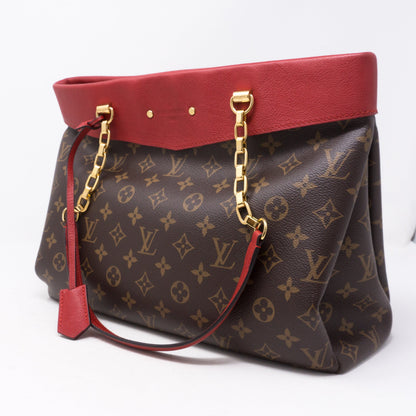 Louis-vuitton Pallas Shopper Monogram Red