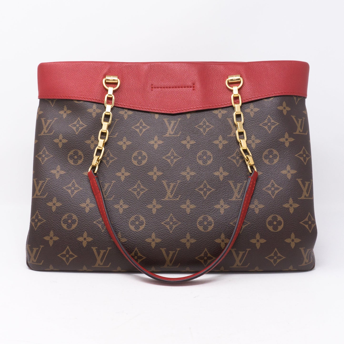 Louis-vuitton Pallas Shopper Monogram Red