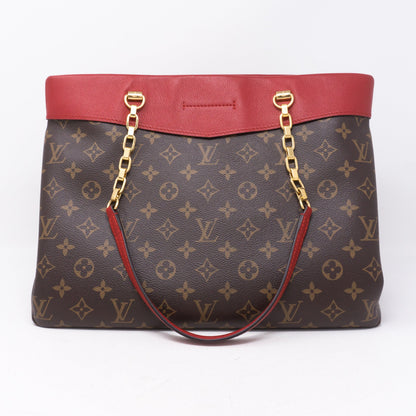 Louis-vuitton Pallas Shopper Monogram Red