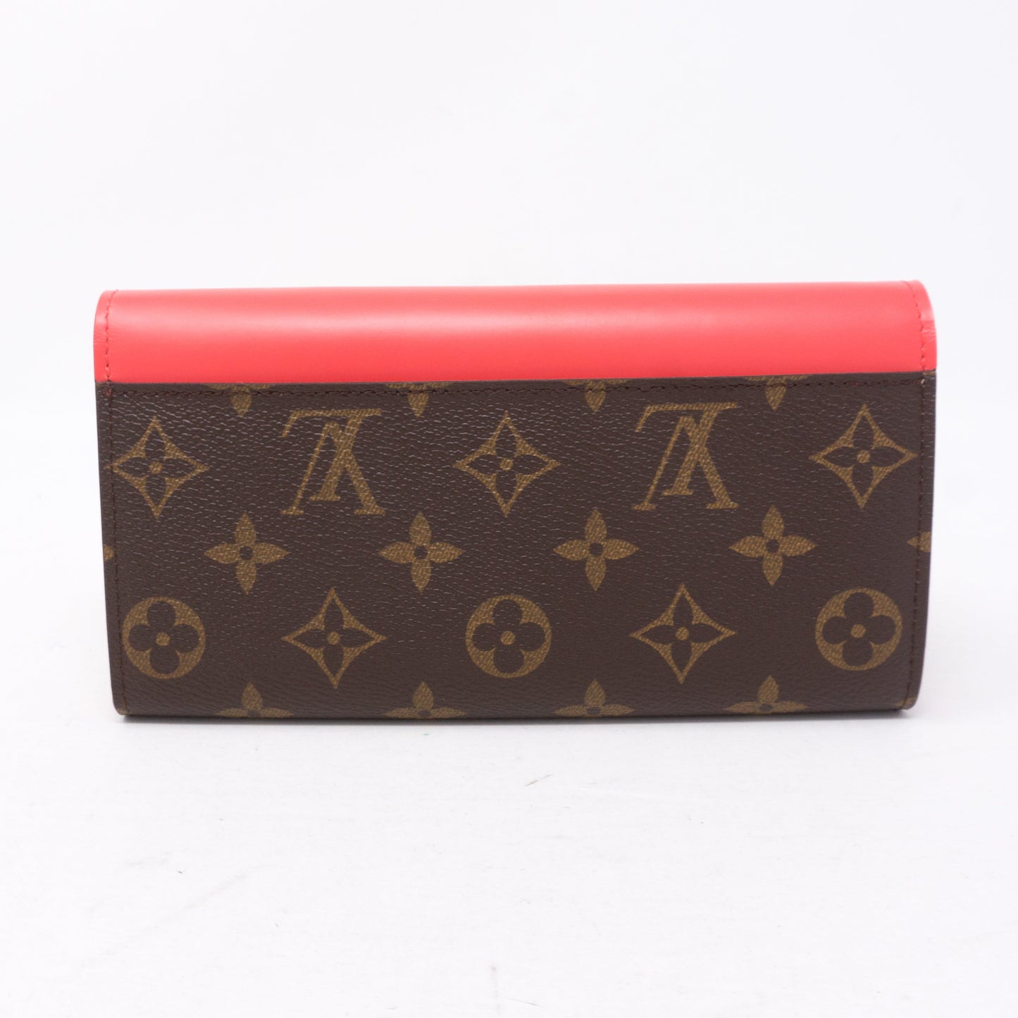 Louis-vuitton Sarah Wallet Flamingo Monogram Totem