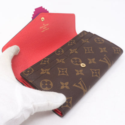 Louis-vuitton Sarah Wallet Flamingo Monogram Totem
