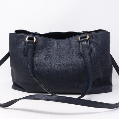 Soho Working Tote Medium Navy Blue