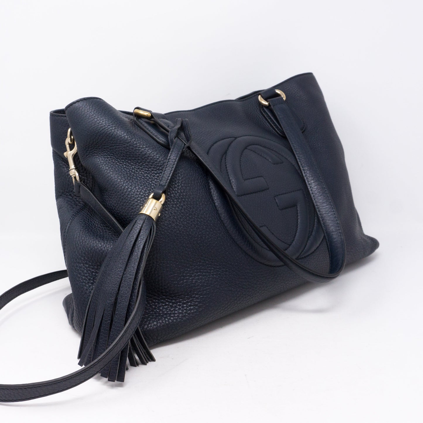 Soho Working Tote Medium Navy Blue