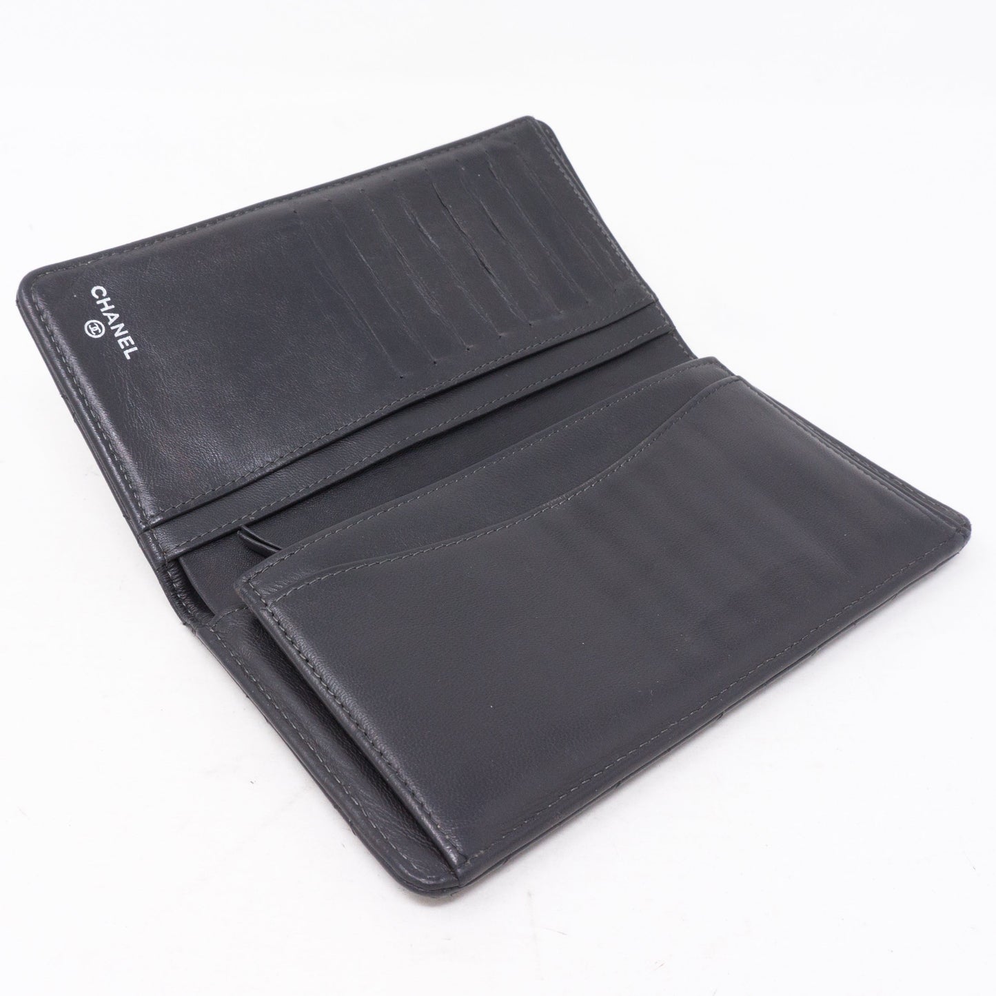 Classic Long Flap Wallet Gray