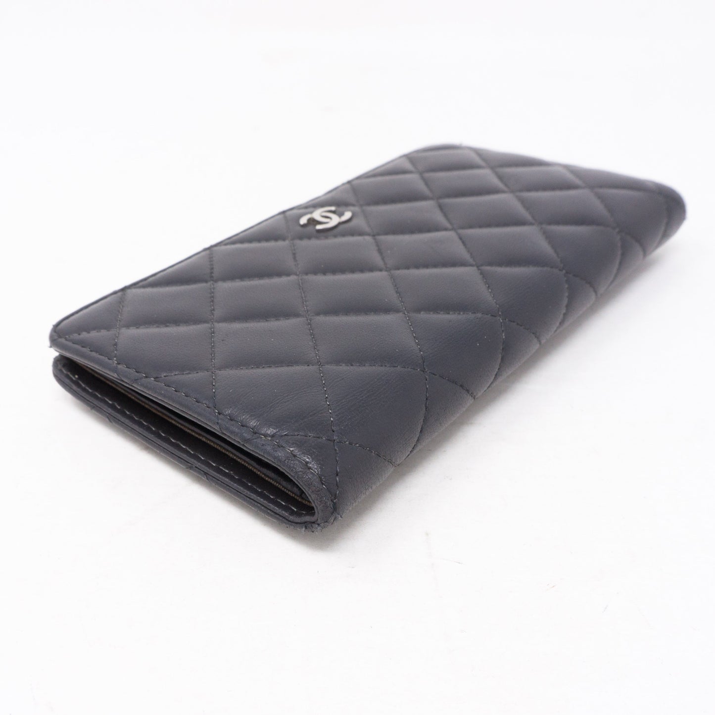 Classic Long Flap Wallet Gray