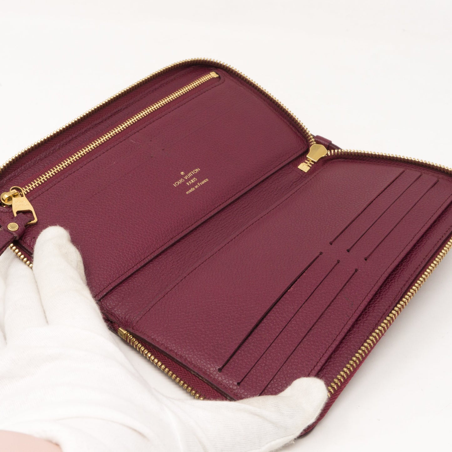 Louis-vuitton Zippy Organizer Wallet Monogram Empreinte Leather