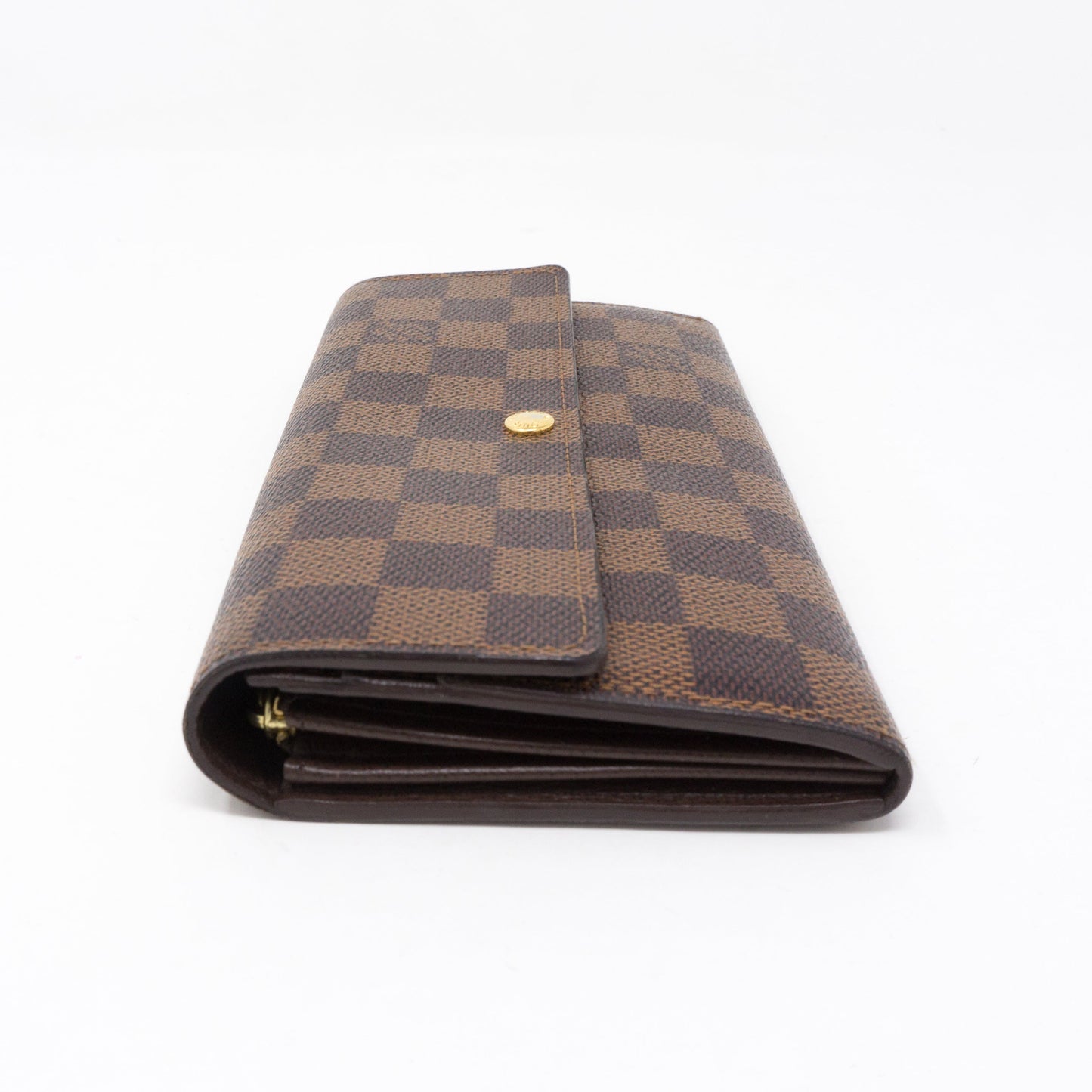 Louis-vuitton Sarah Long Wallet Damier Ebene