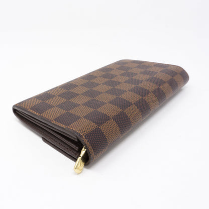 Louis-vuitton Sarah Long Wallet Damier Ebene