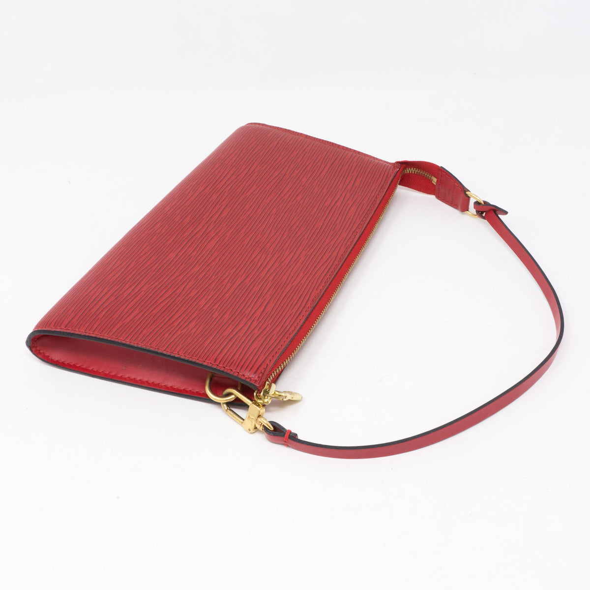 Louis-vuitton Pochette Accessoires Red Epi Leather