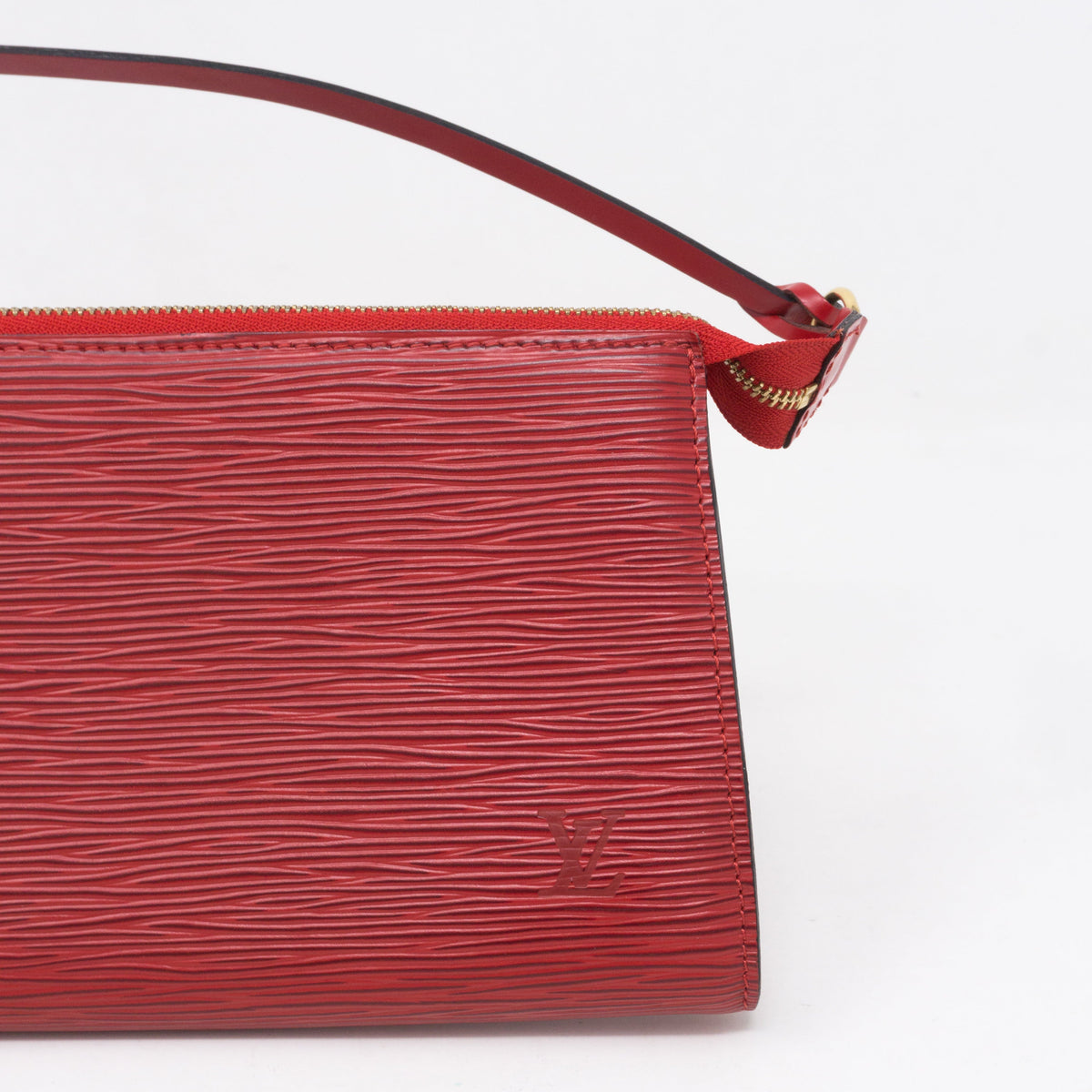 Louis-vuitton Pochette Accessoires Red Epi Leather