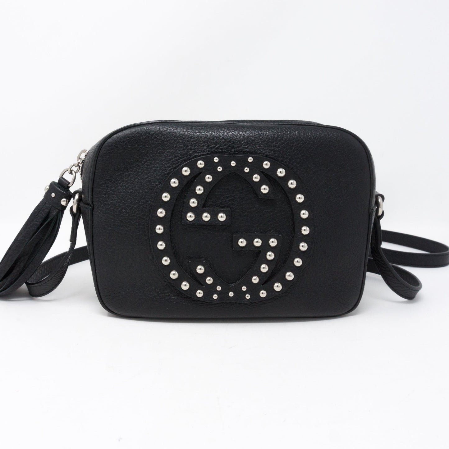 Disco Soho Studded Black Leather
