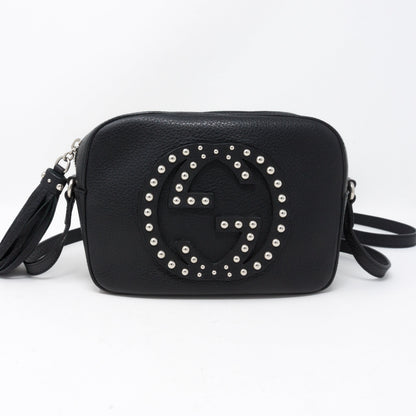 Disco Soho Studded Black Leather