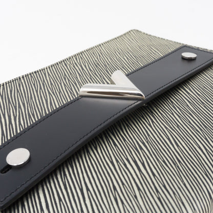 Louis-vuitton Essentials V Pochette Platine Epi Leather