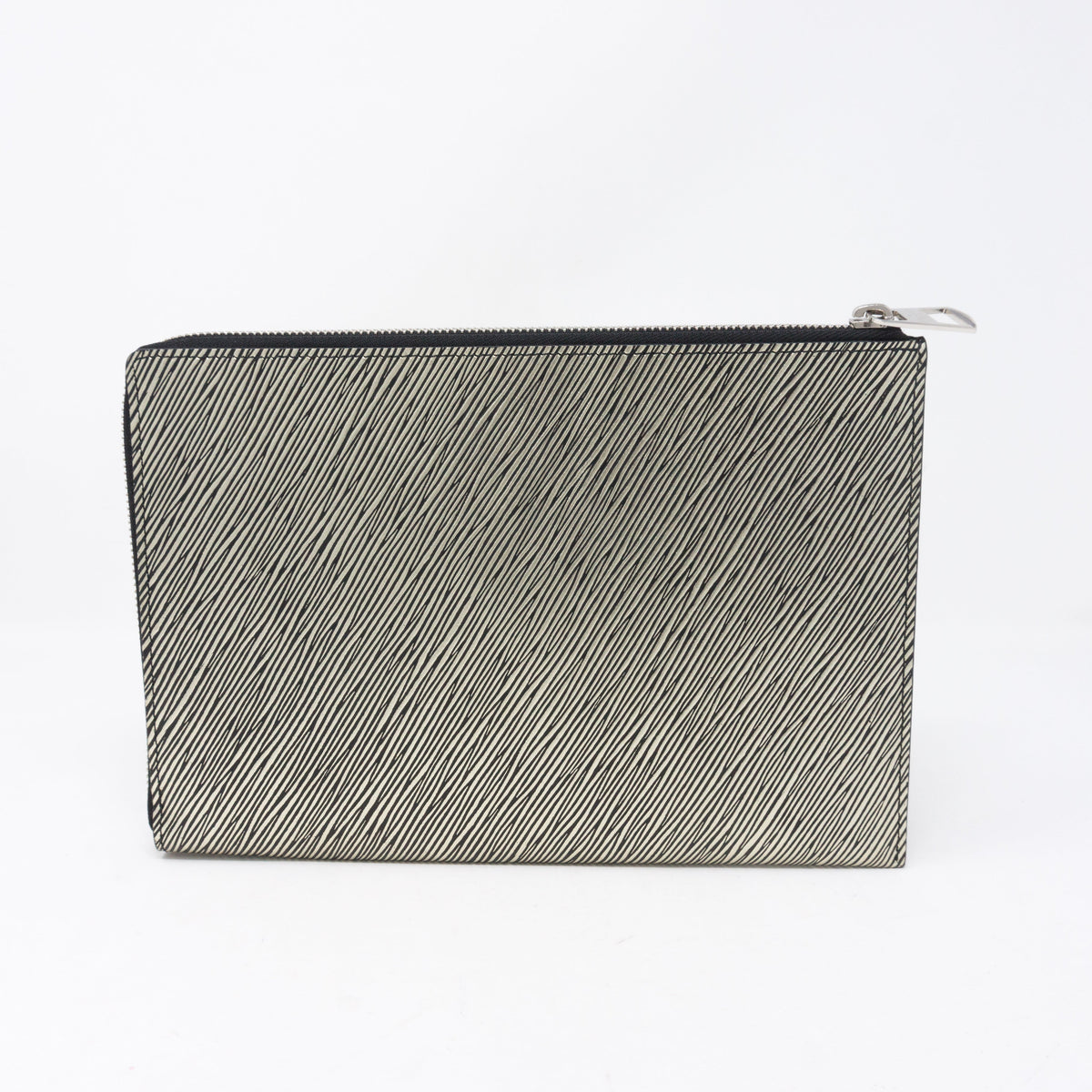 Louis-vuitton Essentials V Pochette Platine Epi Leather