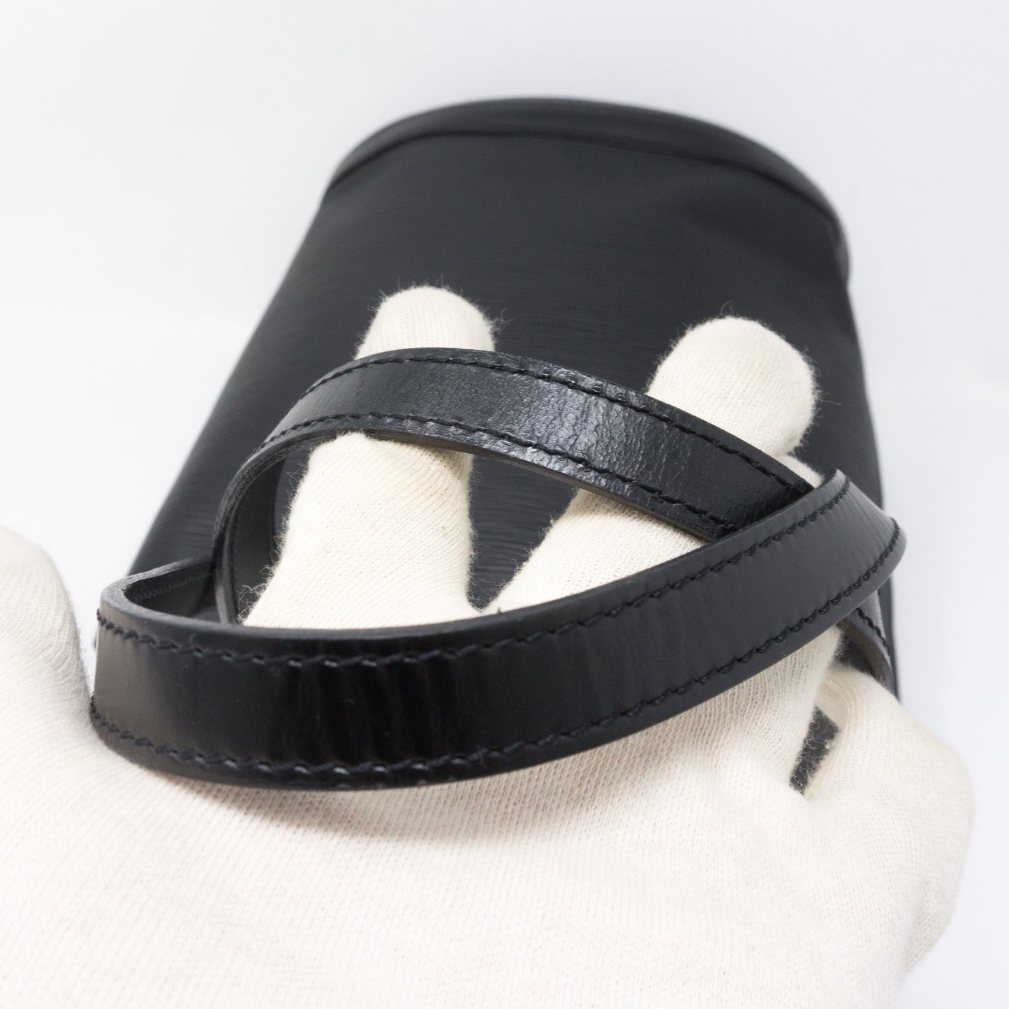 Louis-vuitton Petit Bucket Black Epi Leather with Pochette