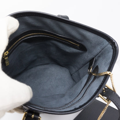 Louis-vuitton Petit Bucket Black Epi Leather with Pochette