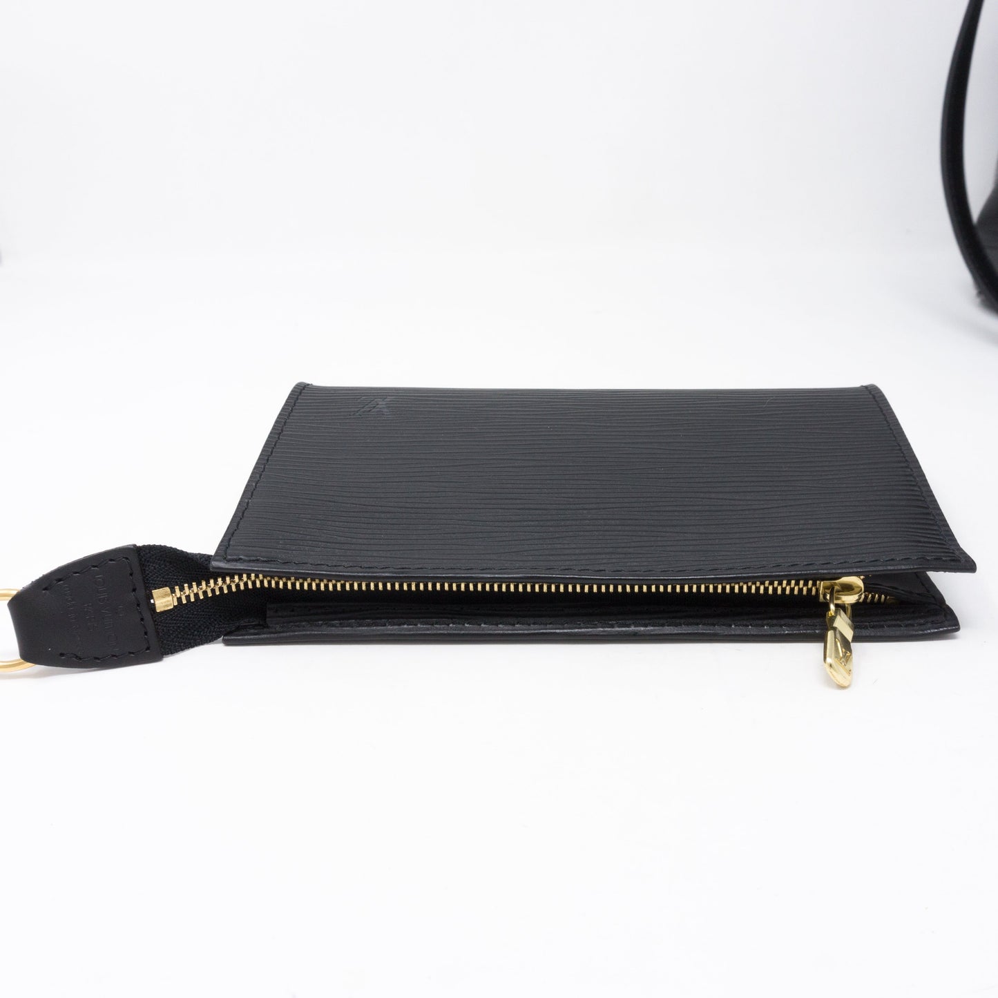Louis-vuitton Petit Bucket Black Epi Leather with Pochette