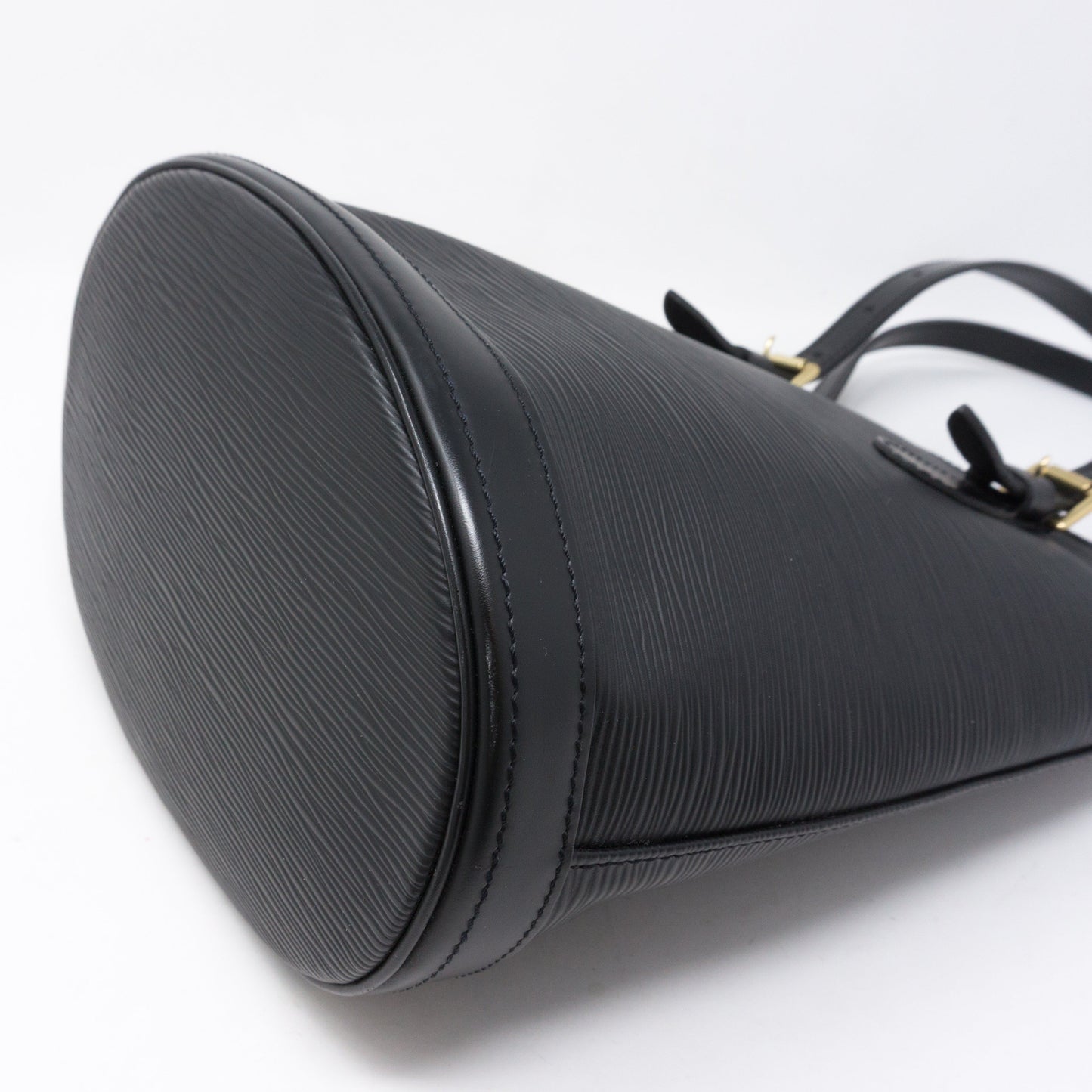 Louis-vuitton Petit Bucket Black Epi Leather with Pochette