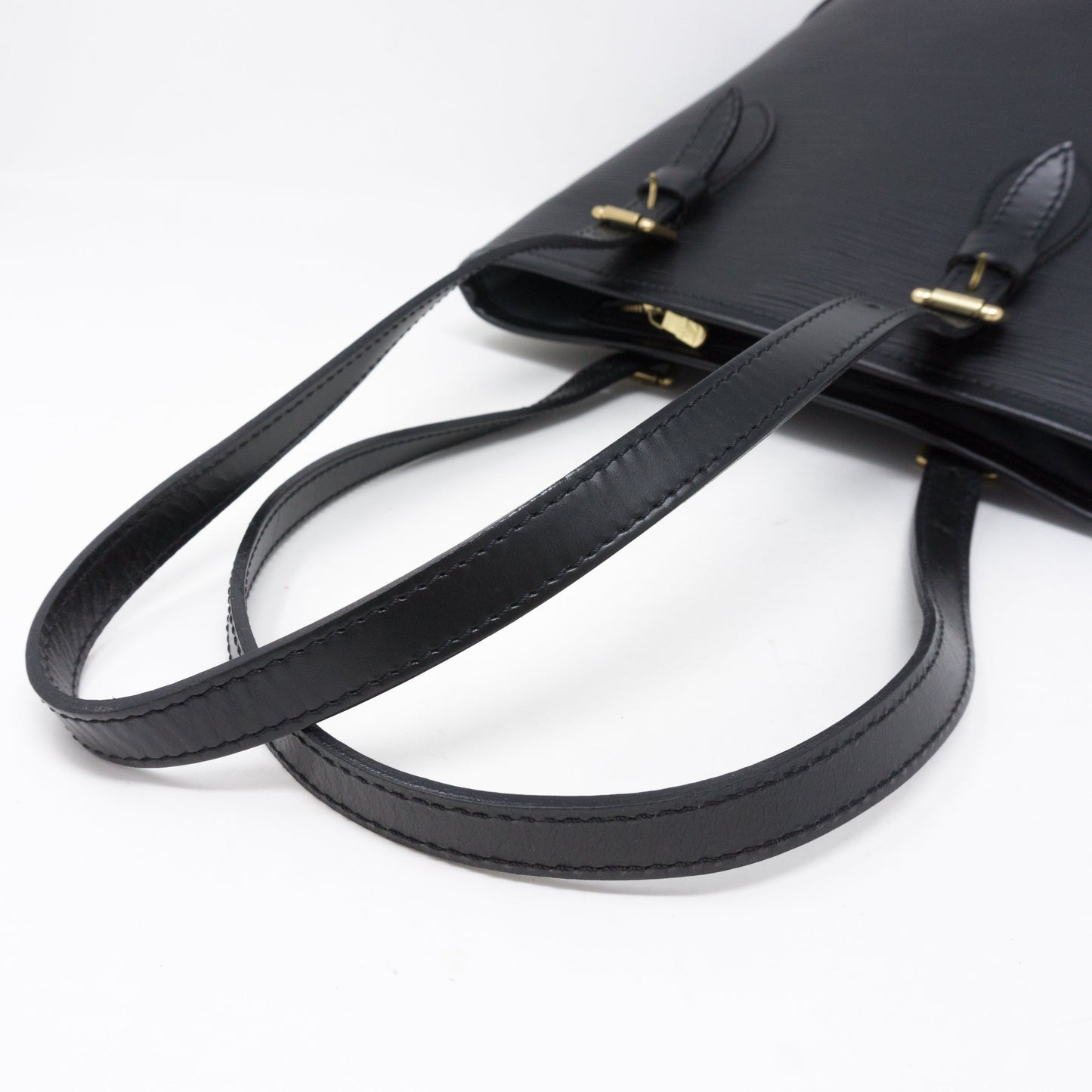 Louis-vuitton Petit Bucket Black Epi Leather with Pochette