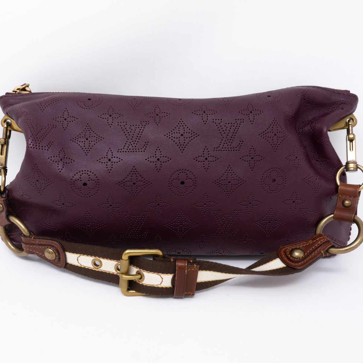 Louis-vuitton Pochette Onatah Mahina Leather Aubergine
