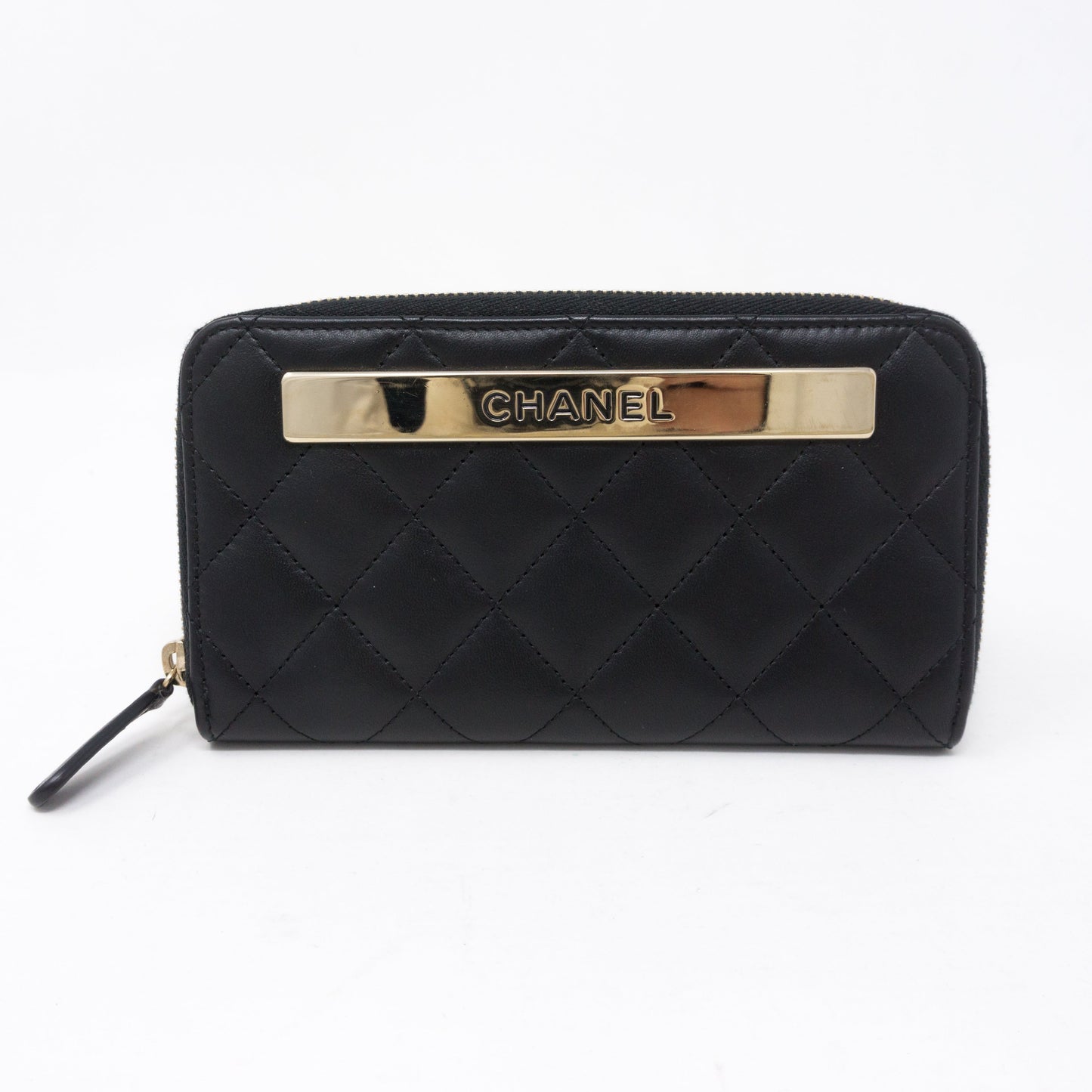 Small Trendy CC Zipped Wallet