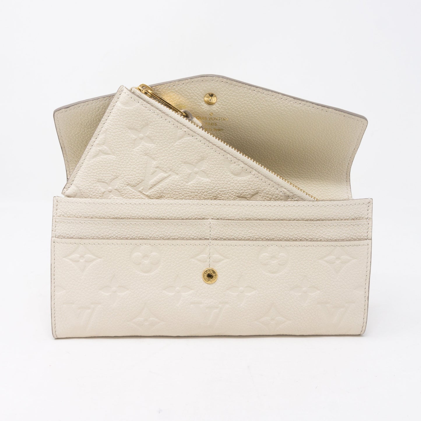 Louis-vuitton Curieuse Wallet Monogram Empreinte White