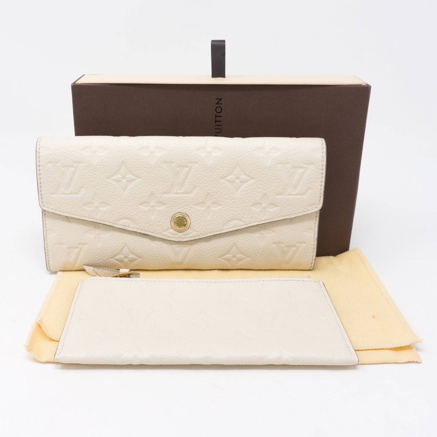 Louis-vuitton Curieuse Wallet Monogram Empreinte White