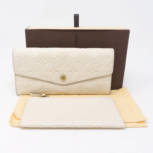Louis-vuitton Curieuse Wallet Monogram Empreinte White