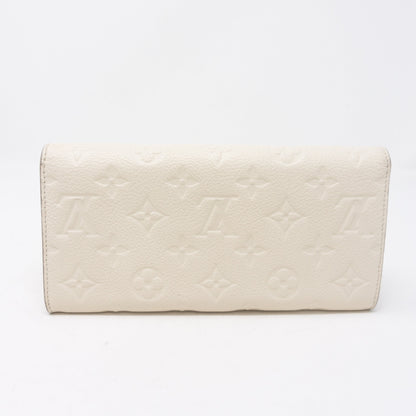 Louis-vuitton Curieuse Wallet Monogram Empreinte White