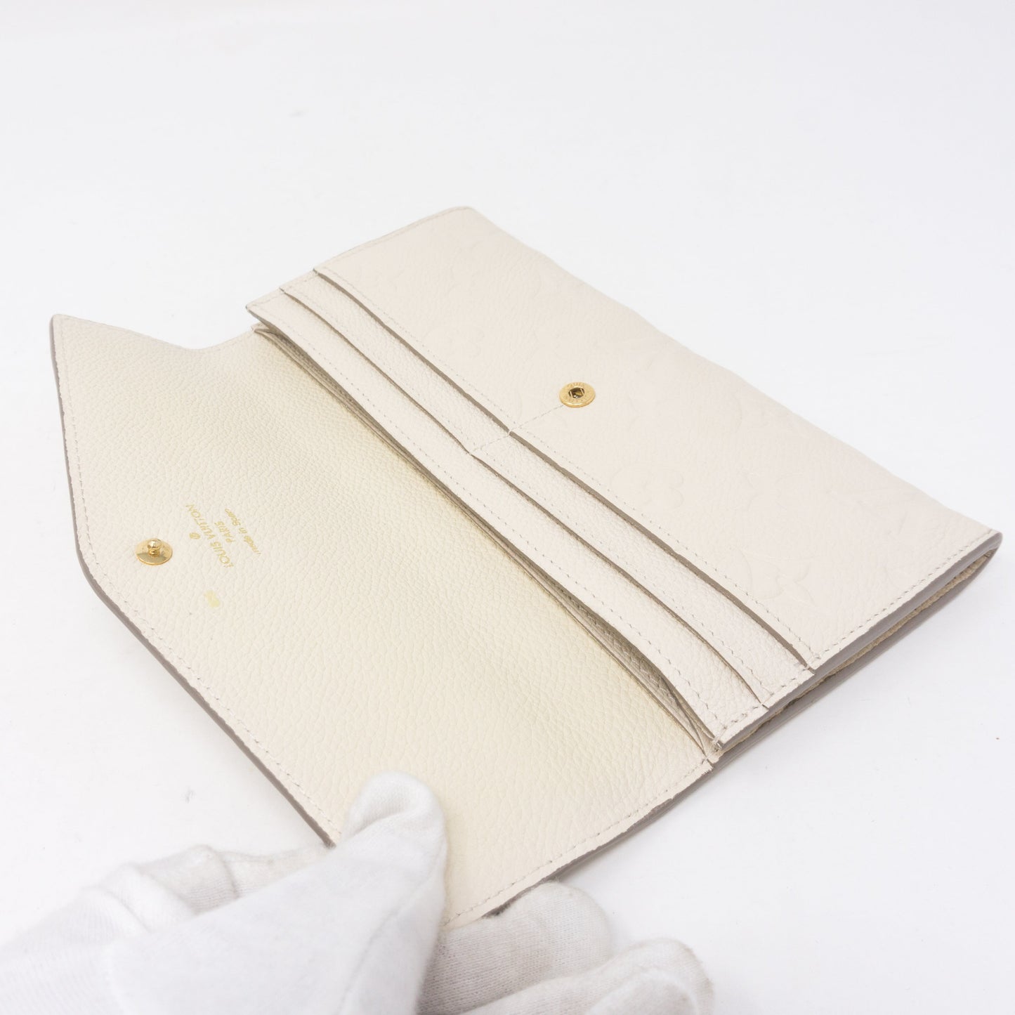 Louis-vuitton Curieuse Wallet Monogram Empreinte White