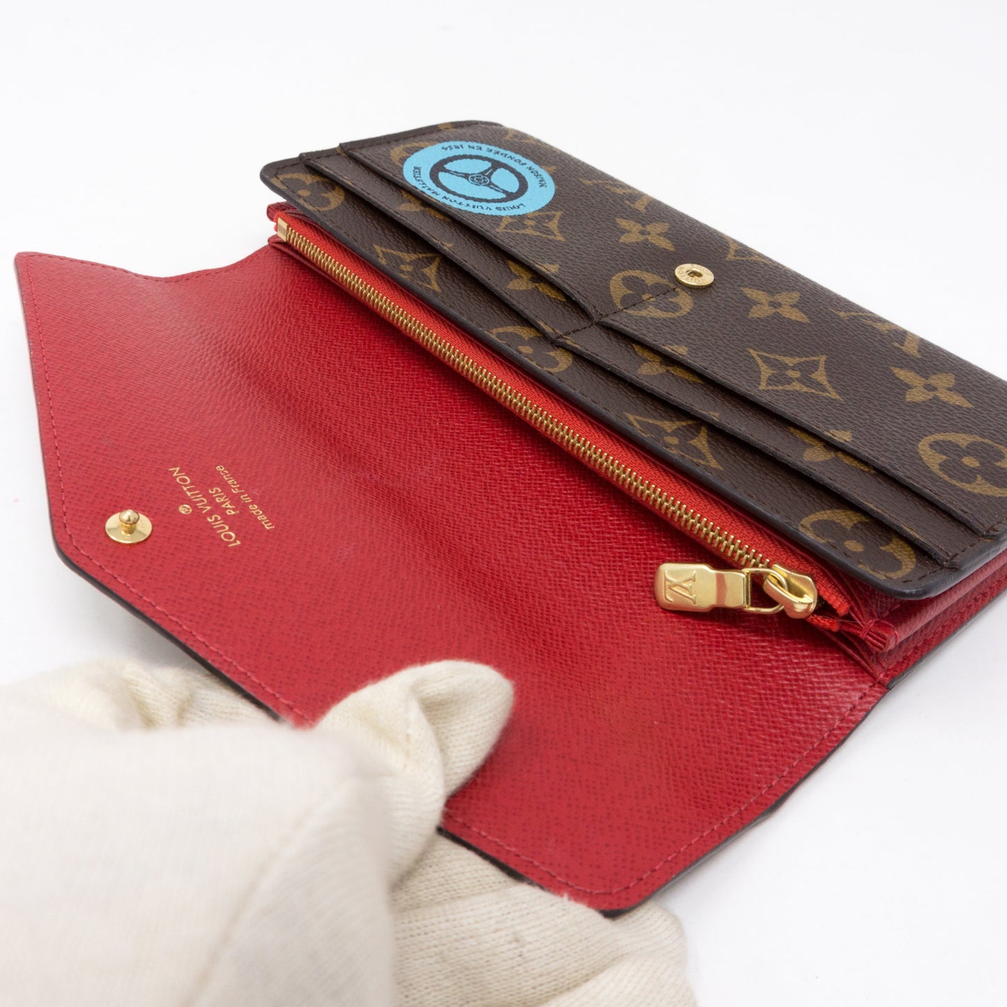 Louis-vuitton Sarah Wallet Monogram World Tour