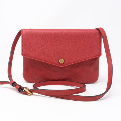 Louis-vuitton Twice Monogram Empreinte Red